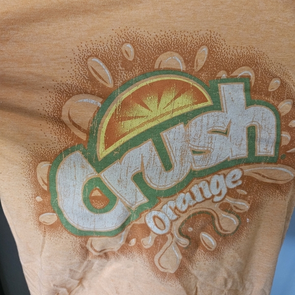 Orange Crush Short Sleeve Tee with Retro Graphic - Picture 4 of 4